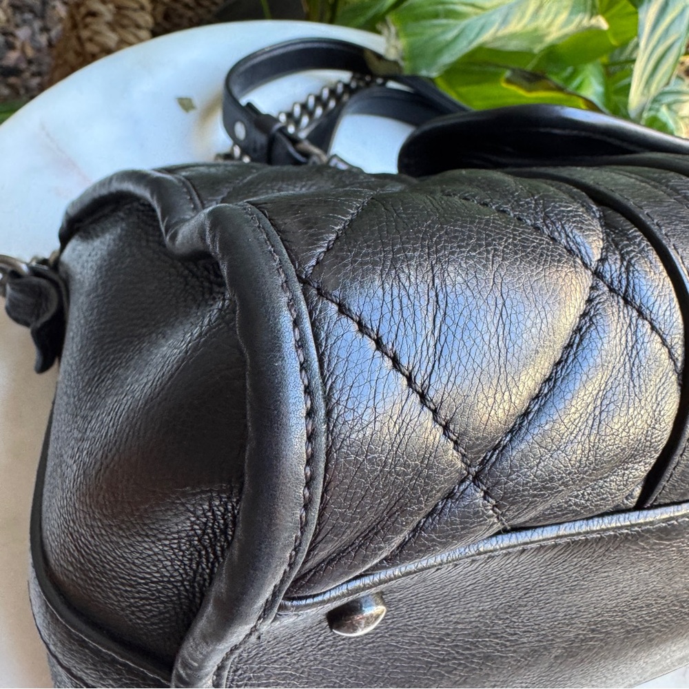 Chanel Calfskin Quilted Casual Riviera Bowling Bag - Picture 15 of 16